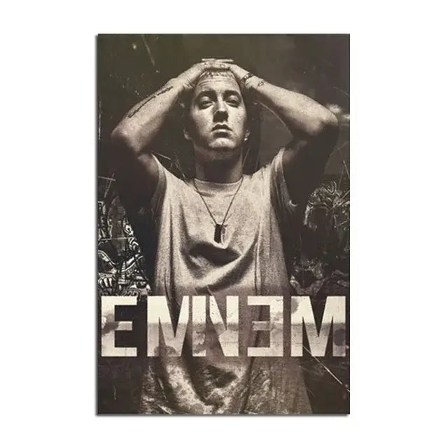 DecorBites™ Eminem Posters & Prints: Music Star Wall Art