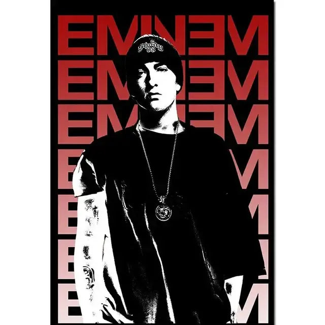 DecorBites™ Eminem Posters & Prints: Music Star Wall Art