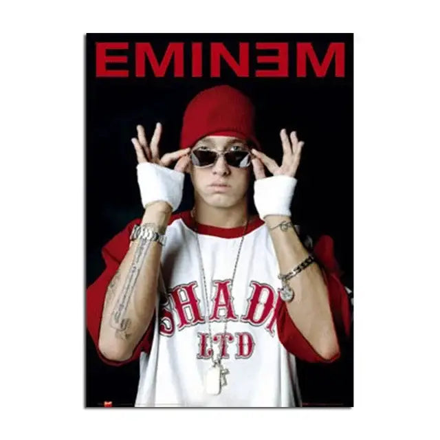 DecorBites™ Eminem Posters & Prints: Music Star Wall Art