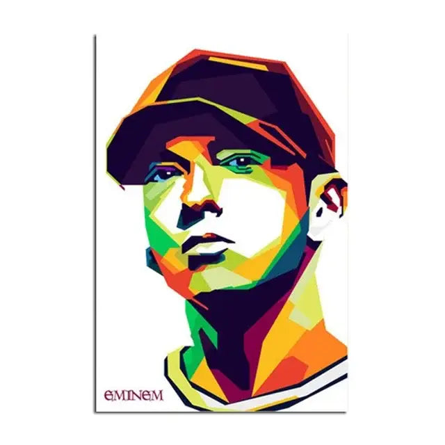 DecorBites™ Eminem Posters & Prints: Music Star Wall Art