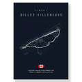 DecorBites™ F1 Circuit Canvas Painting for Living Room