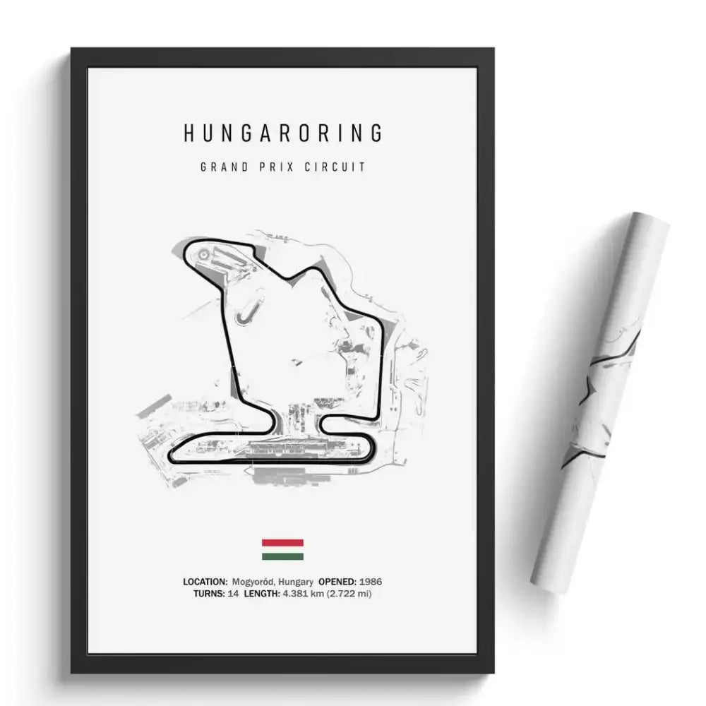لوحة قماشية DecorBites™ F1 Circuit - فن جداري للرياضات الموتورية