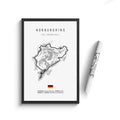 لوحة قماشية DecorBites™ F1 Circuit - فن جداري للرياضات الموتورية