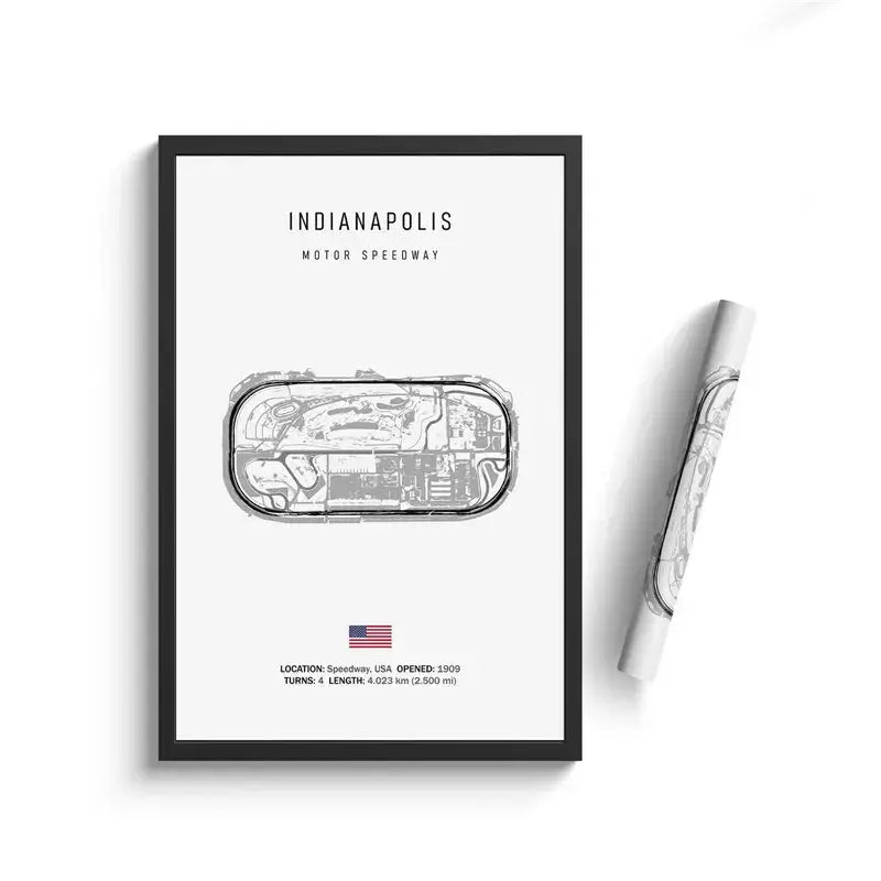 لوحة قماشية DecorBites™ F1 Circuit - فن جداري للرياضات الموتورية