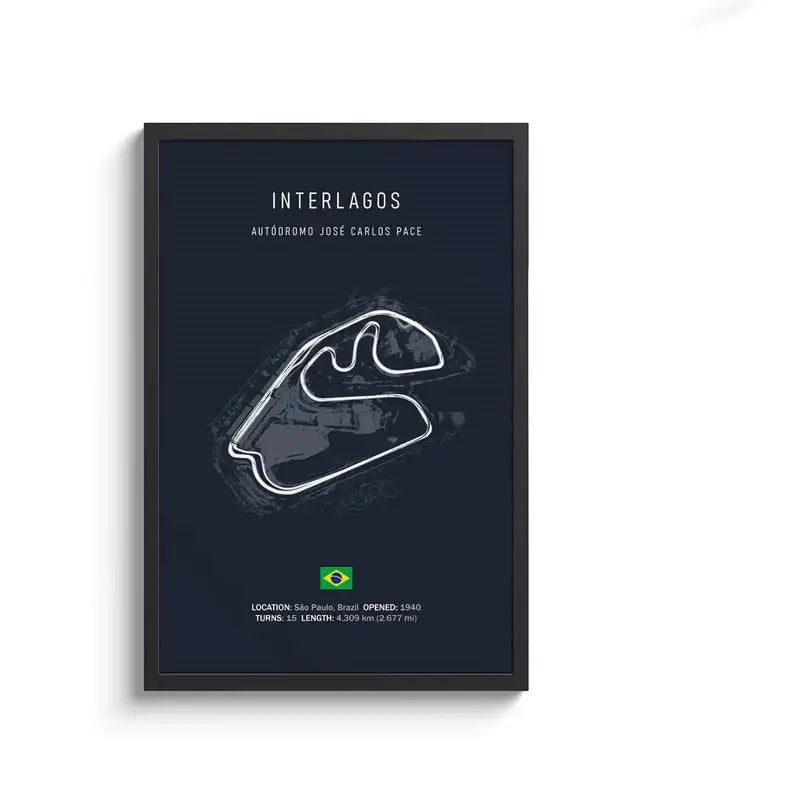 لوحة قماشية DecorBites™ F1 Circuit - فن جداري للرياضات الموتورية