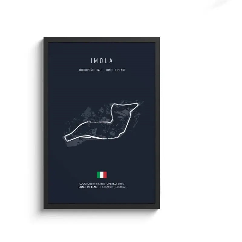لوحة قماشية DecorBites™ F1 Circuit - فن جداري للرياضات الموتورية