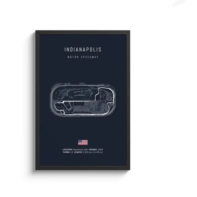 لوحة قماشية DecorBites™ F1 Circuit - فن جداري للرياضات الموتورية