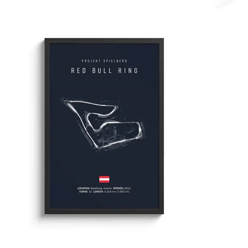 لوحة قماشية DecorBites™ F1 Circuit - فن جداري للرياضات الموتورية