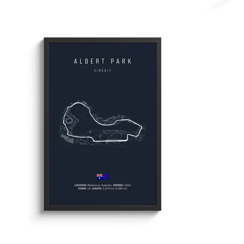 لوحة قماشية DecorBites™ F1 Circuit - فن جداري للرياضات الموتورية