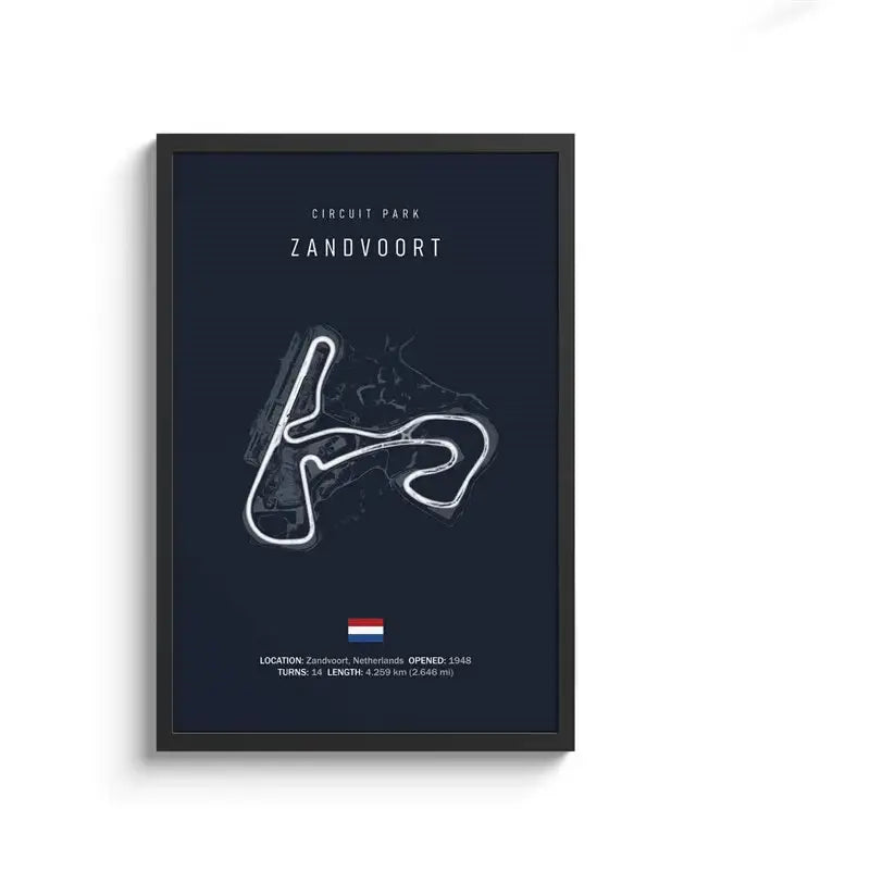 لوحة قماشية DecorBites™ F1 Circuit - فن جداري للرياضات الموتورية