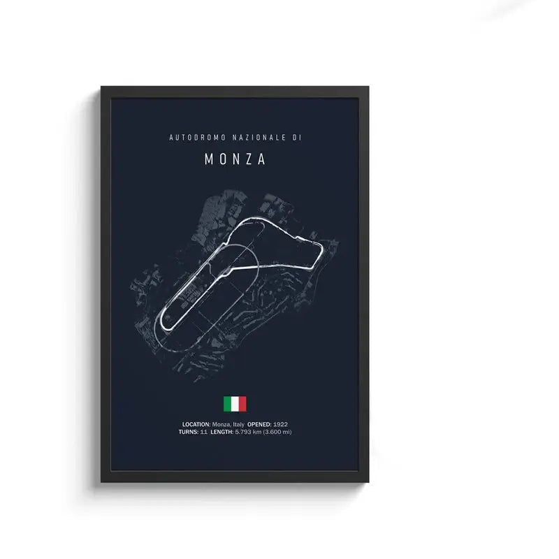 لوحة قماشية DecorBites™ F1 Circuit - فن جداري للرياضات الموتورية