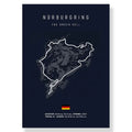 DecorBites™ F1 Race Track Canvas Painting Wall Art
