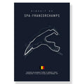 DecorBites™ F1 Racing Track Canvas Art for Living Room