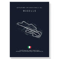 DecorBites™ F1 Track Circuit Canvas Painting for Living Room