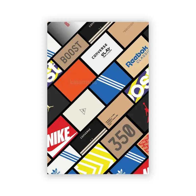 DecorBites™ Fashionable Sneaker Box Canvas Wall Art
