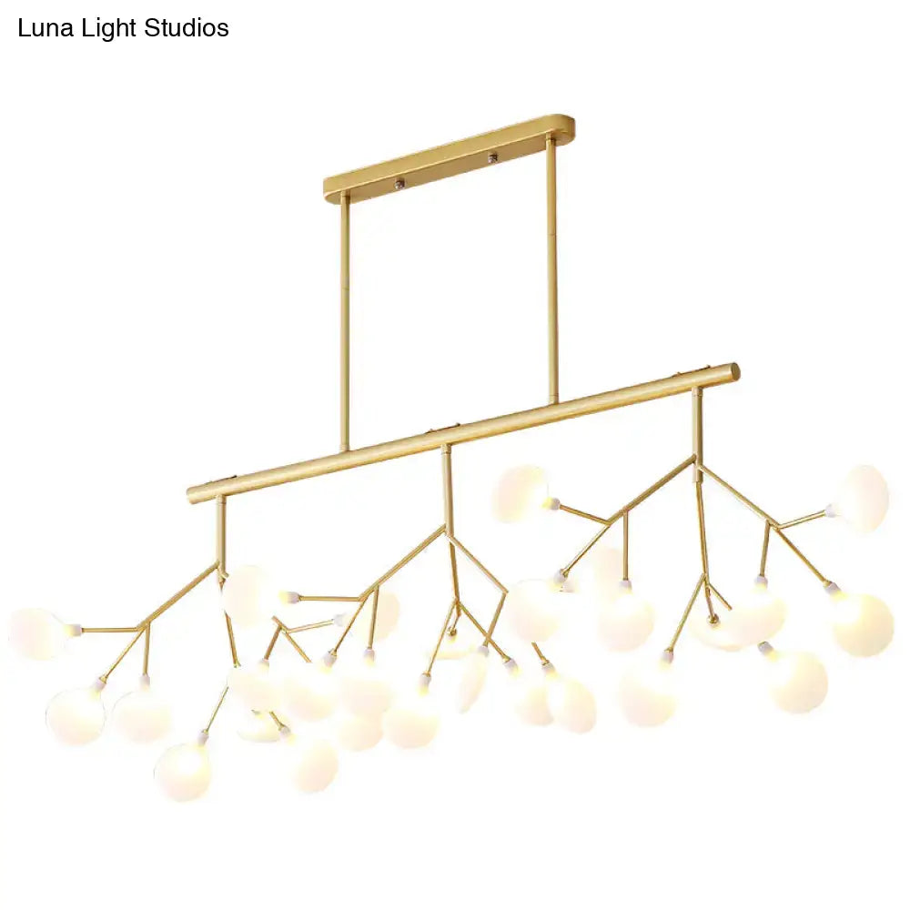 DecorBites™ Firefly Island Pendant: Postmodern Metal Ceiling Lamp - 36 Head Suspension for Restaurant