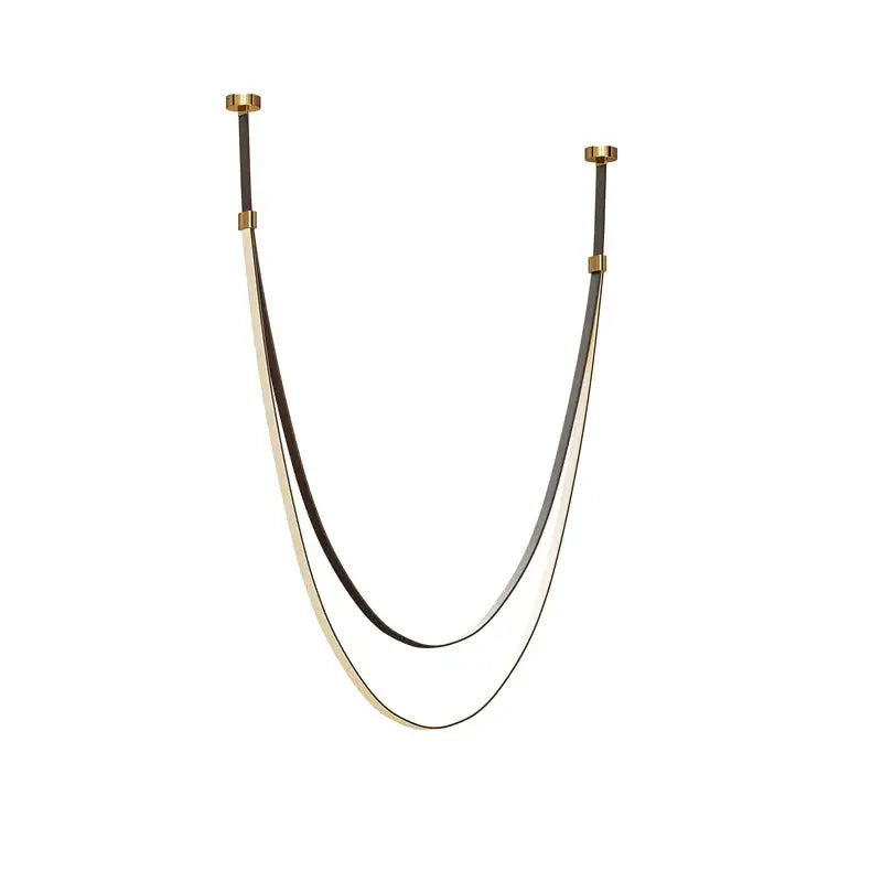 A sleek flexible leather belt with black and silver metallic finish and gold-toned hardware by decorbites