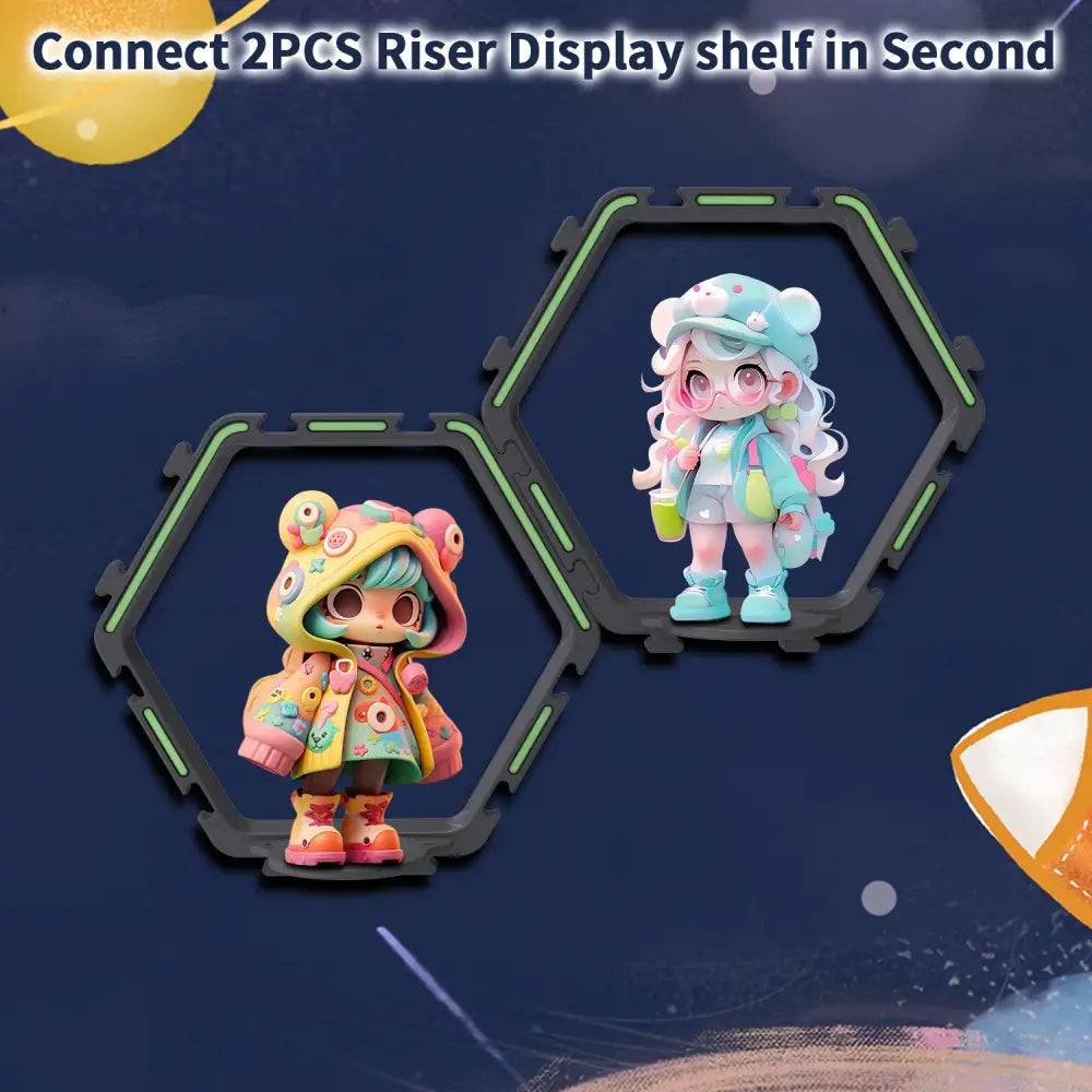 DecorBites™ Floating Display Shelf for Collectible Toys