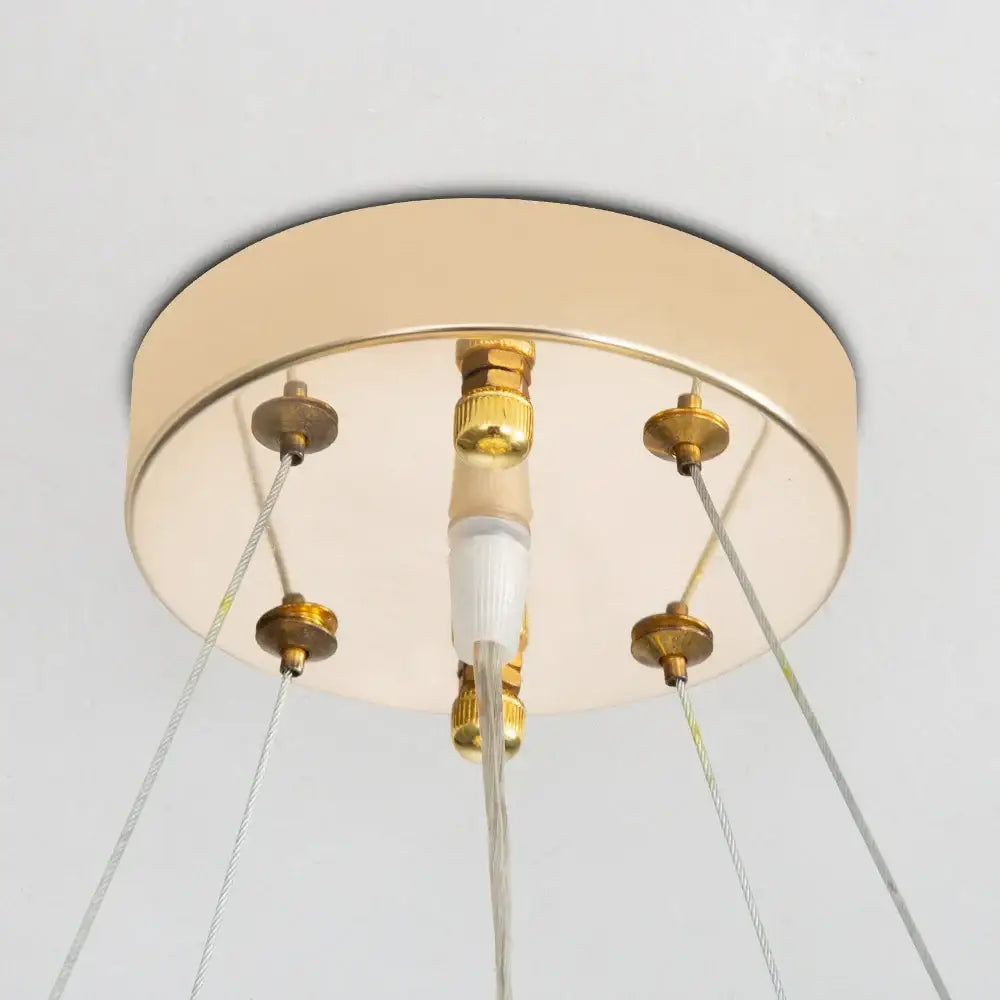 DecorBites™ Floral French White Ceramic Chandelier - Romantic Home Décor