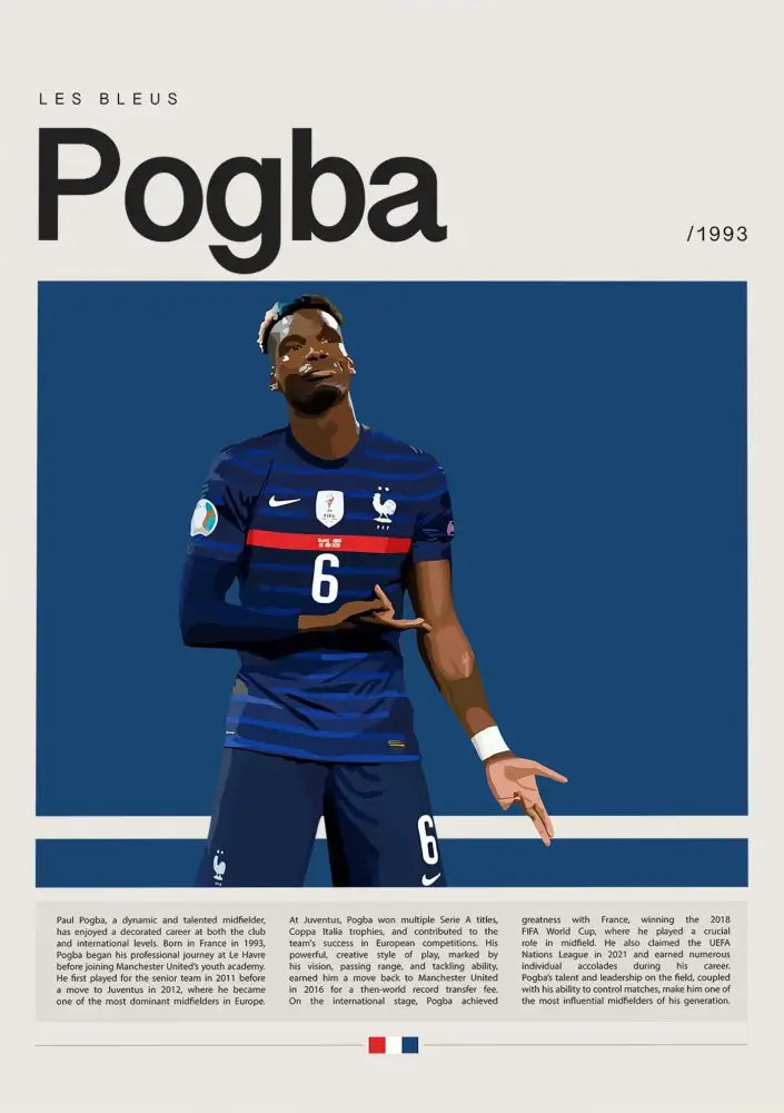 DecorBites™ Football Star Champion Poster Canvas Wall Art