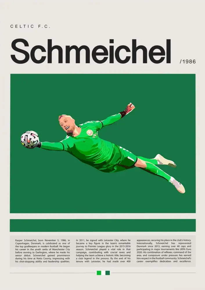 DecorBites™ Football Star Champion Poster Canvas Wall Art