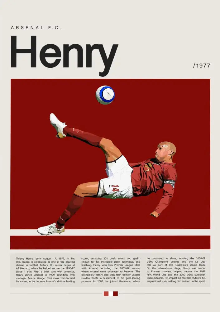 DecorBites™ Football Star Champion Poster Canvas Wall Art