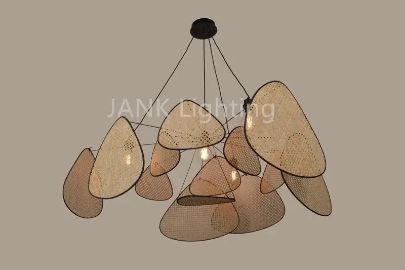 DecorBites™ French Design Rattan Chandelier for Home Lighting