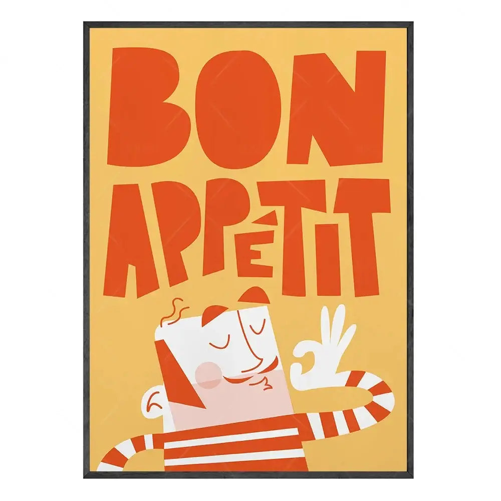 DecorBites™ Fun Beans on Toast Kitchen Canvas Art