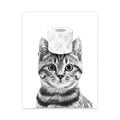 DecorBites™ Funny Animal Bathroom Poster Canvas Wall Art