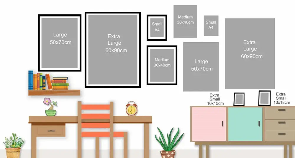 DecorBites™ Funny Animal Bathroom Poster Wall Art