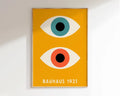 DecorBites™ Geometric Bauhaus Canvas Poster for Modern Home