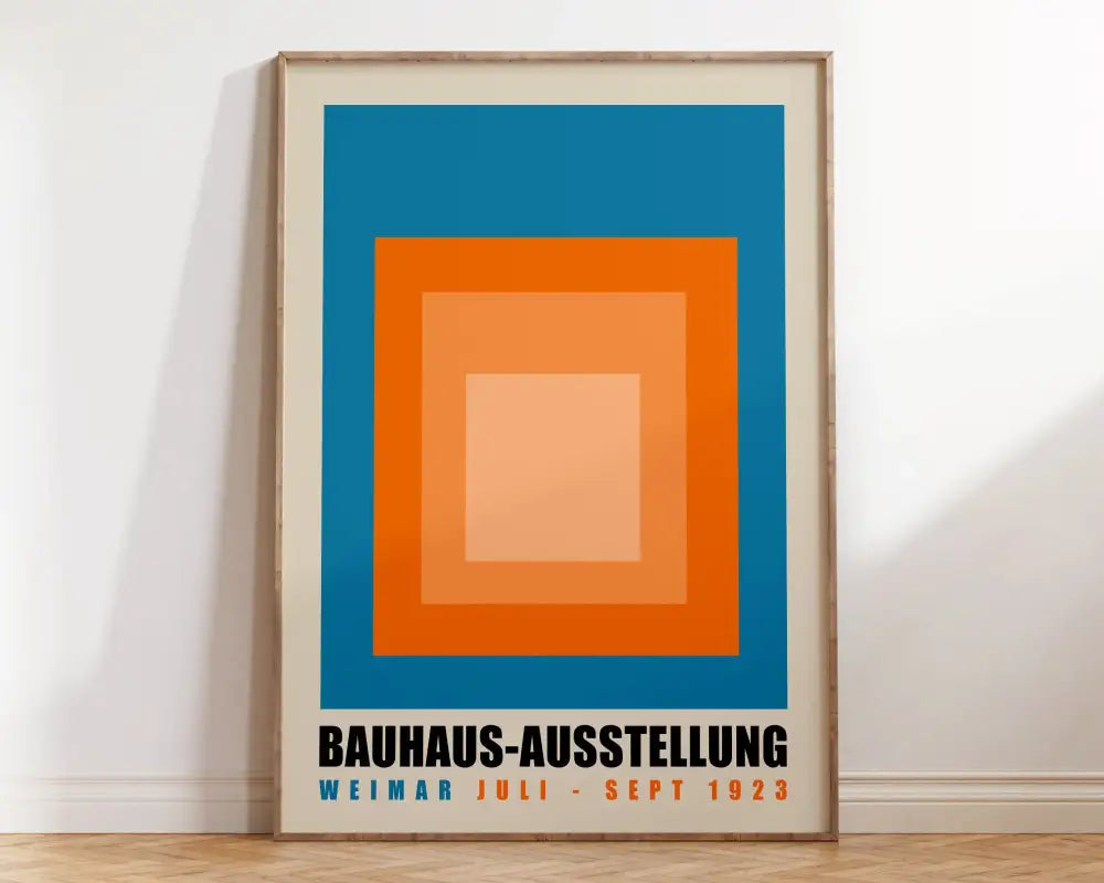 DecorBites™ Geometric Bauhaus Canvas Poster - Modern Abstract Art