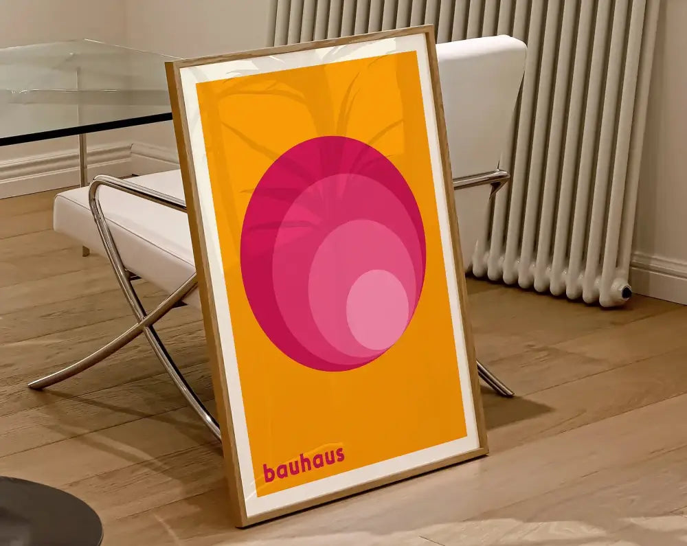 DecorBites™ Geometric Bauhaus Canvas Poster - Modern Abstract Art