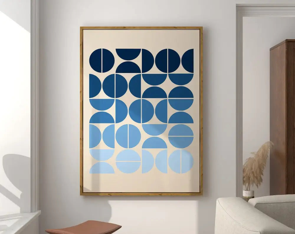 DecorBites™ Geometric Bauhaus Canvas Poster - Modern Home Decor
