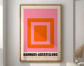 DecorBites™ Geometric Bauhaus Canvas Poster: Modern Retro Wall Art