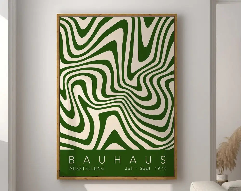 DecorBites™ Geometric Bauhaus Canvas Print for Modern Home