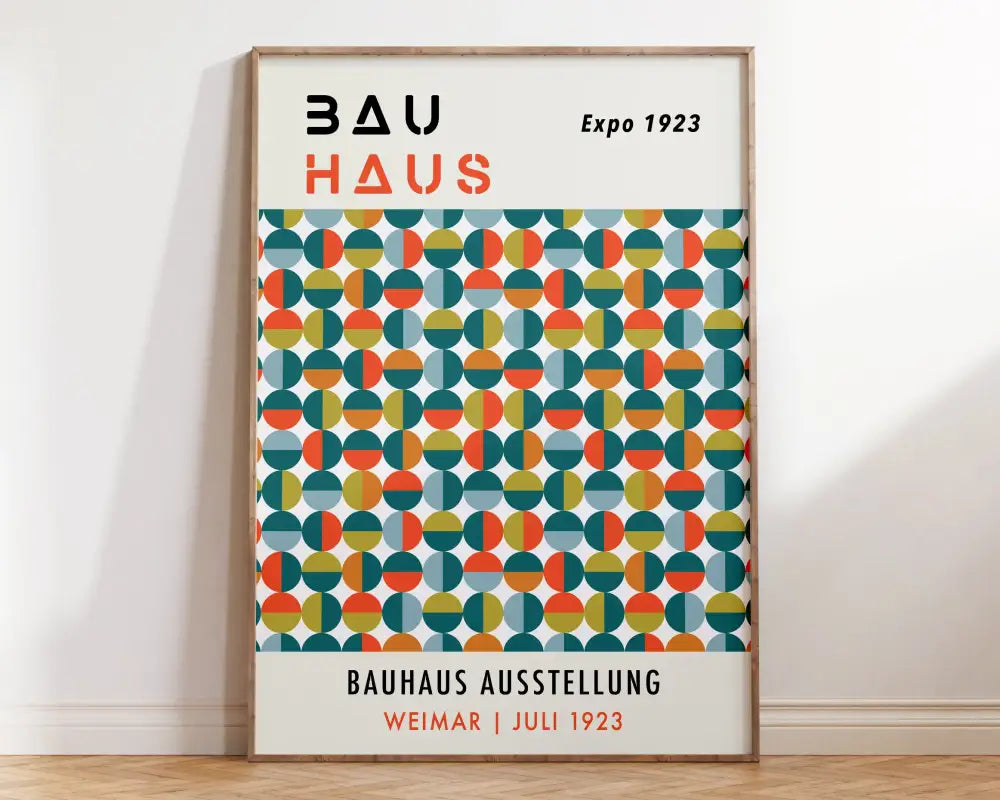 DecorBites™ Geometric Bauhaus Canvas Prints for Home Decor