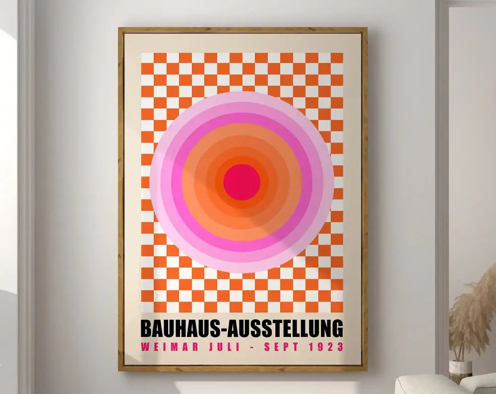 DecorBites™ Geometric Bauhaus Canvas Prints for Home Decor