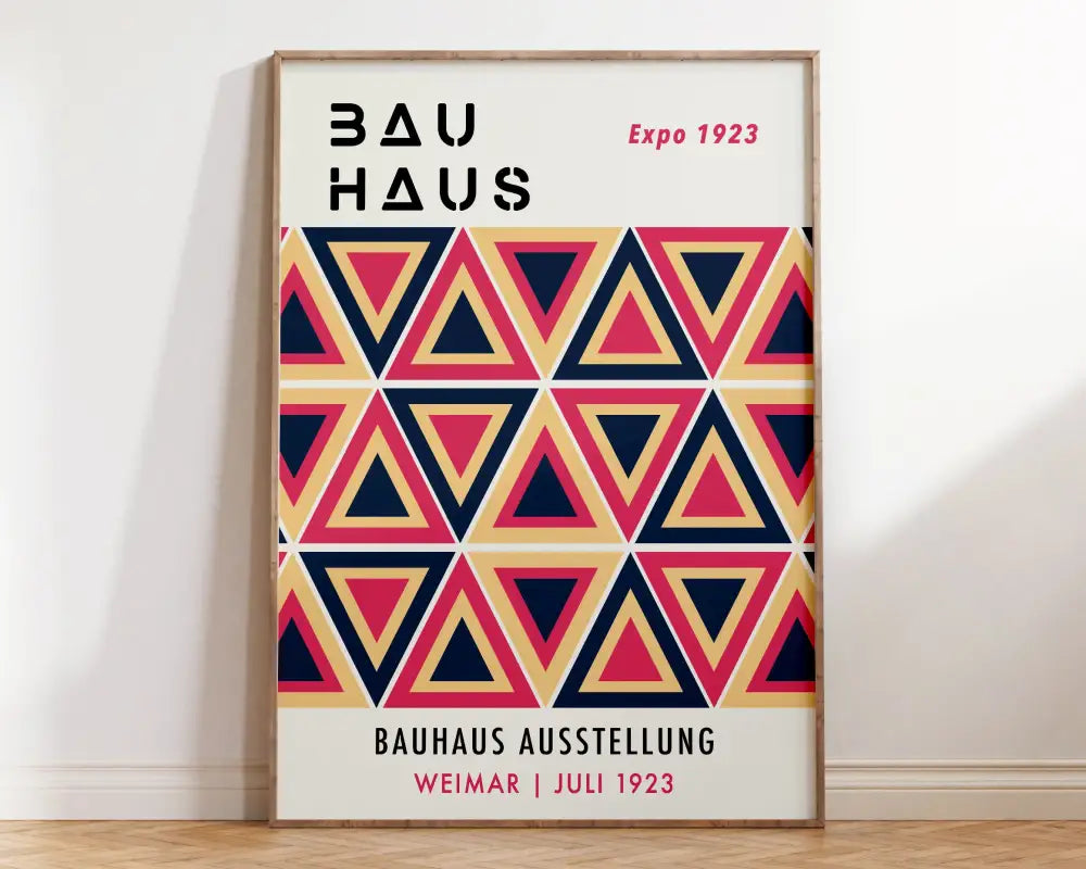 DecorBites™ Geometric Bauhaus Canvas Prints for Home Decor