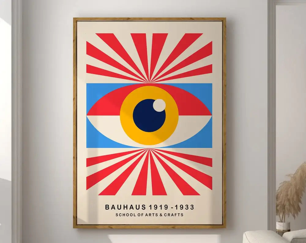 DecorBites™ Geometric Bauhaus Canvas Prints for Modern Home