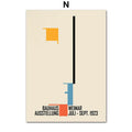 DecorBites™ Geometric Bauhaus Pop Art Canvas Prints
