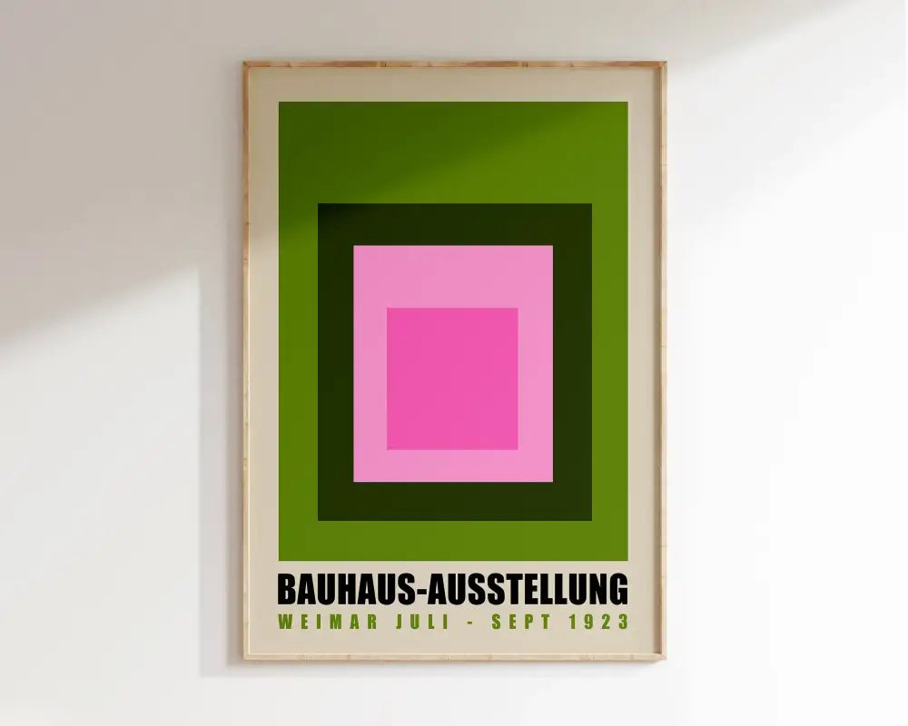 DecorBites™ Geometric Canvas Poster - Mid Century Home Decor