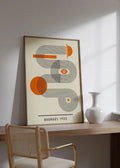 DecorBites™ Geometric Mid Century Bauhaus Canvas Wall Art