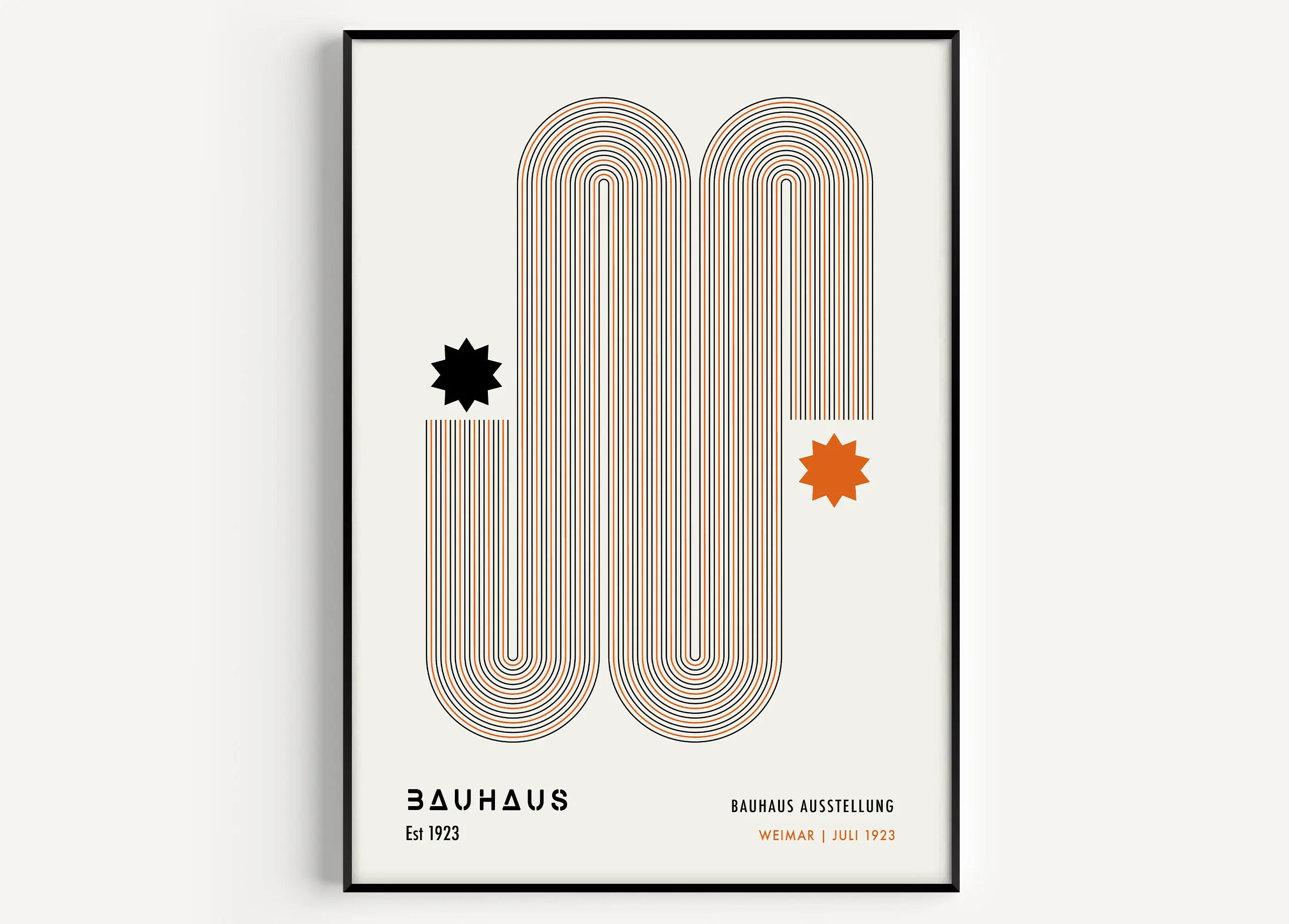 DecorBites™ Geometric Mid Century Canvas Prints for Home