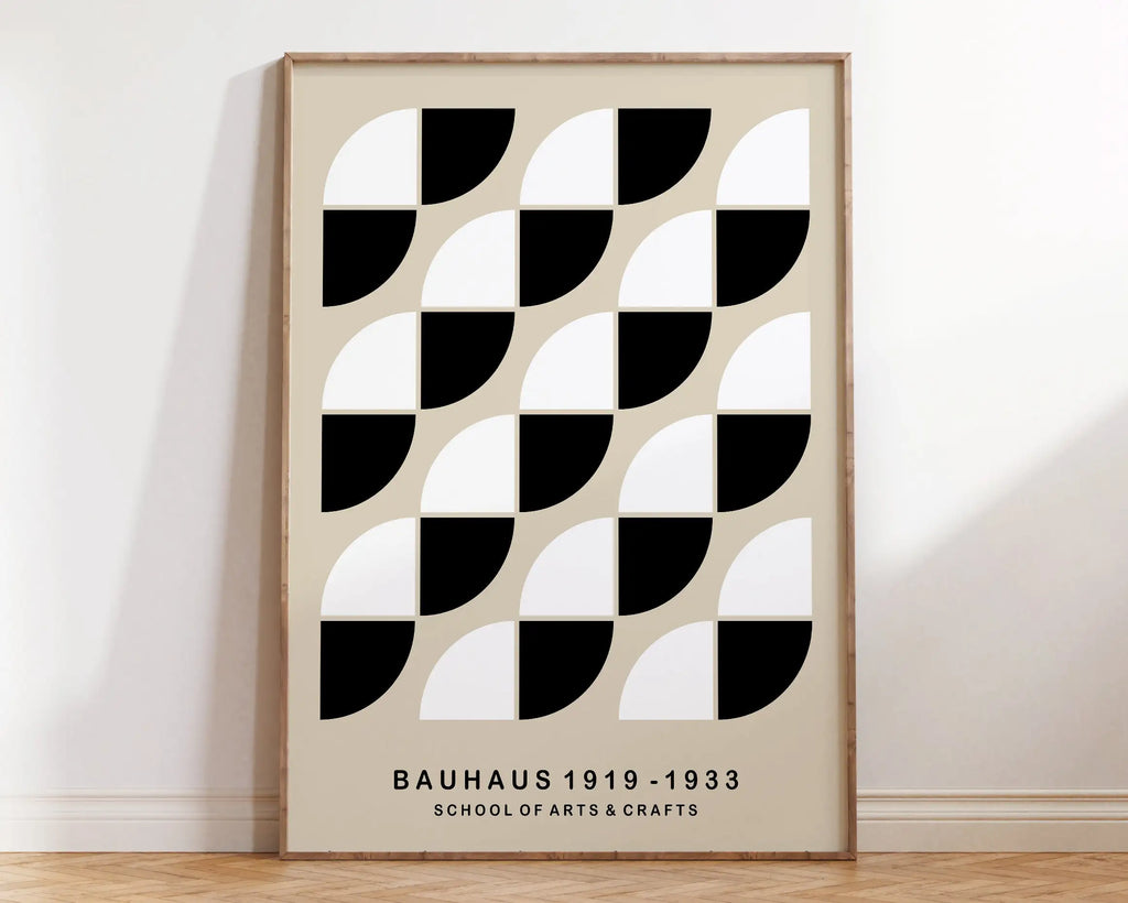 DecorBites™ Geometric Mid Century Canvas Prints for Home