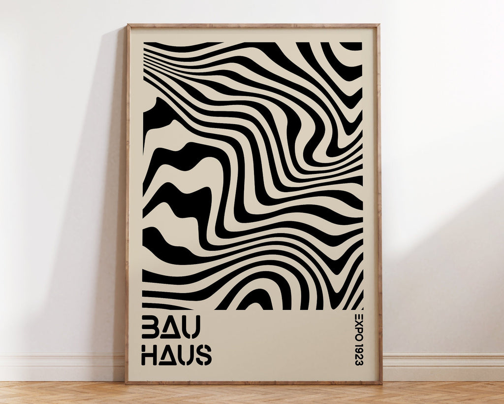 DecorBites™ Geometric Mid Century Canvas Prints for Home