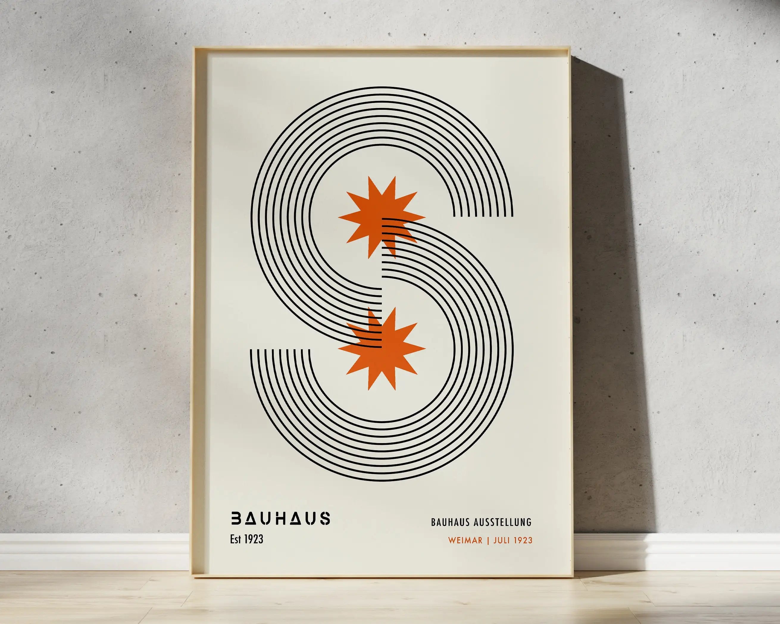 DecorBites™ Geometric Mid Century Canvas Prints for Home