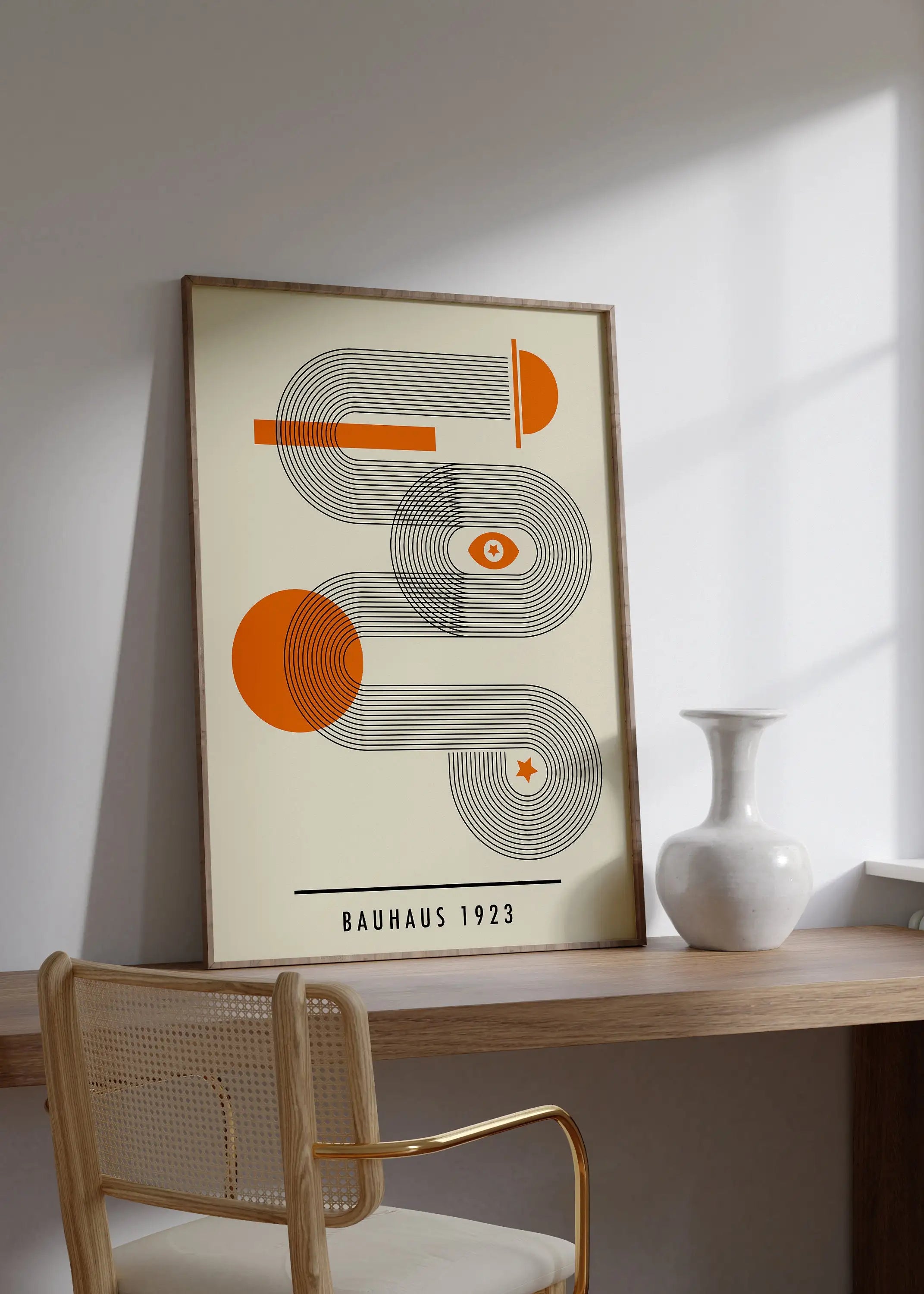 DecorBites™ Geometric Mid Century Canvas Prints for Home