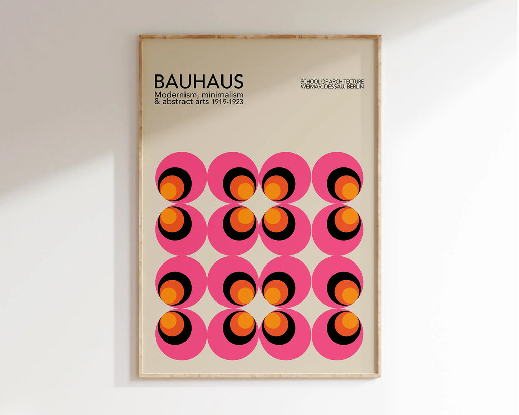 DecorBites™ Geometric Mid Century Canvas Prints for Home