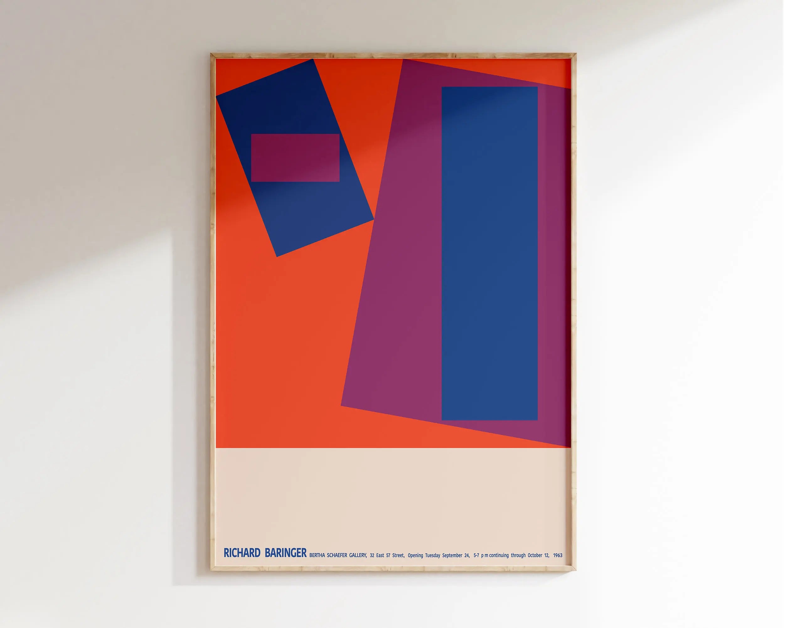 DecorBites™ Geometric Mid Century Canvas Prints for Home